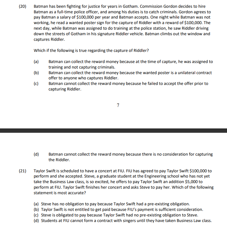 (20) Batman has been fighting for justice for