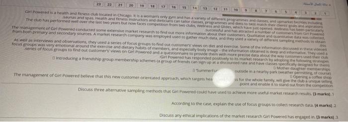 plz solve as fast you can .Read the case study