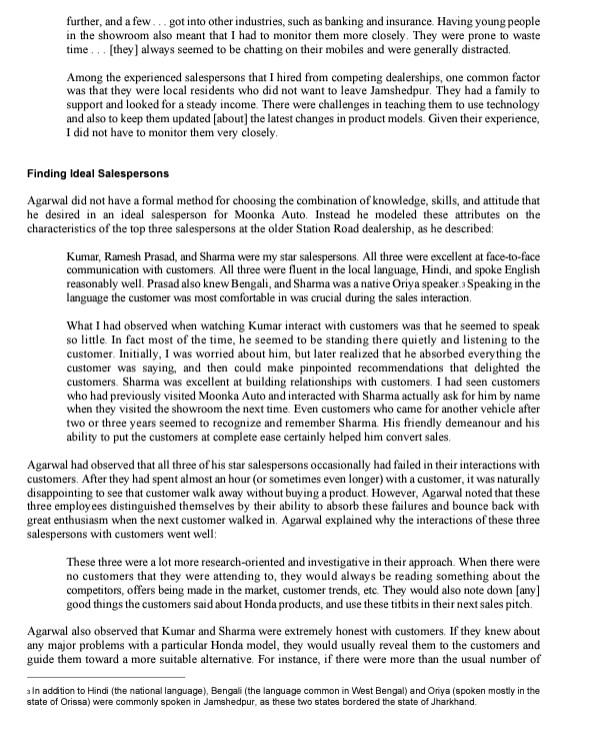 Please read the case study and answer the