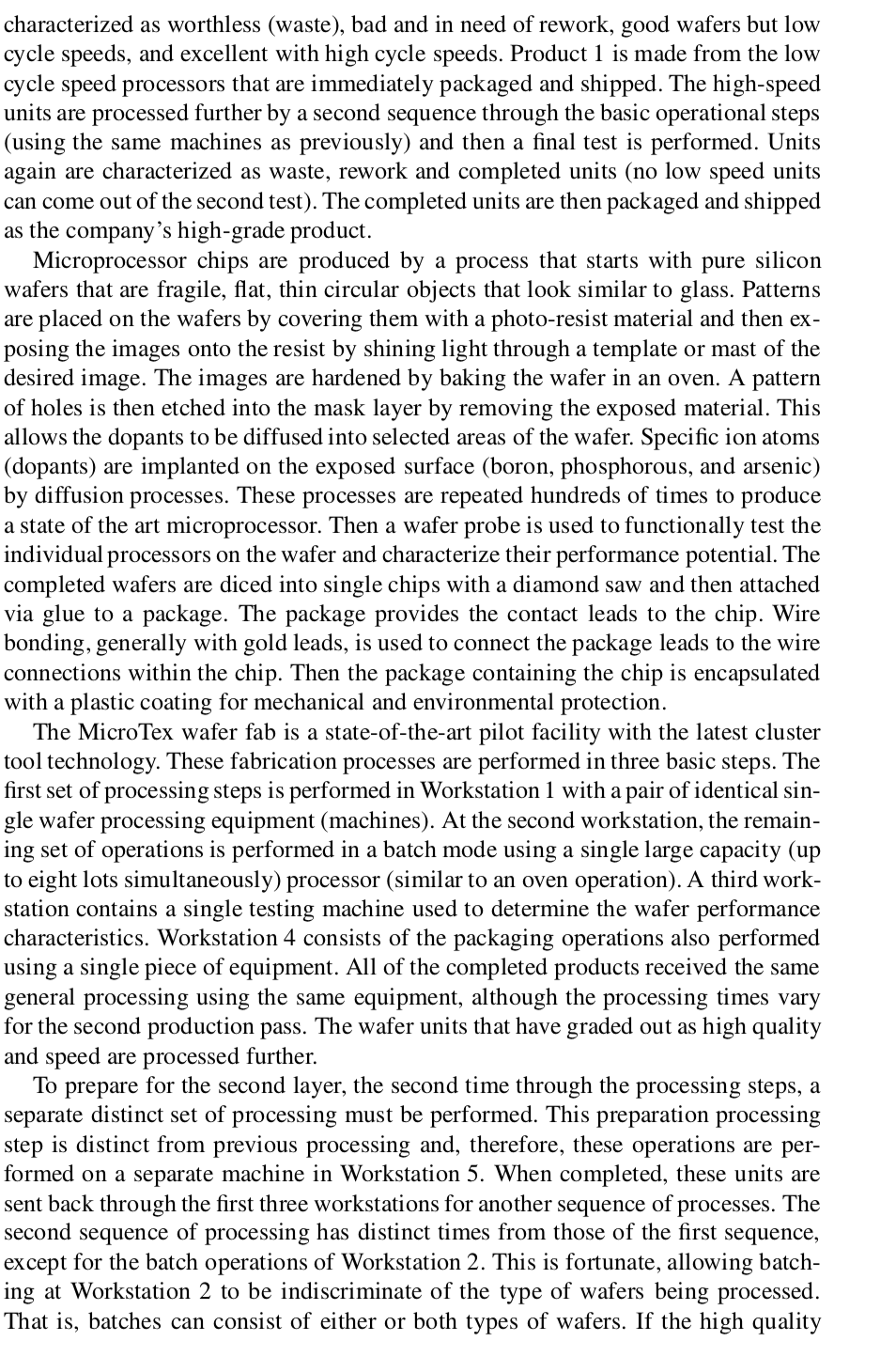 7.16. Team Project Problem. The MicroTex