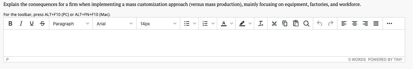 Explain the consequences for a firm when