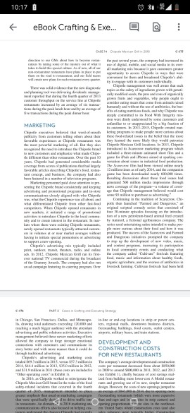 case study: Chipotle maxican grill in 2016.