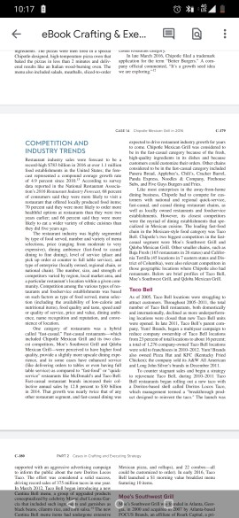 case study: Chipotle maxican grill in 2016.