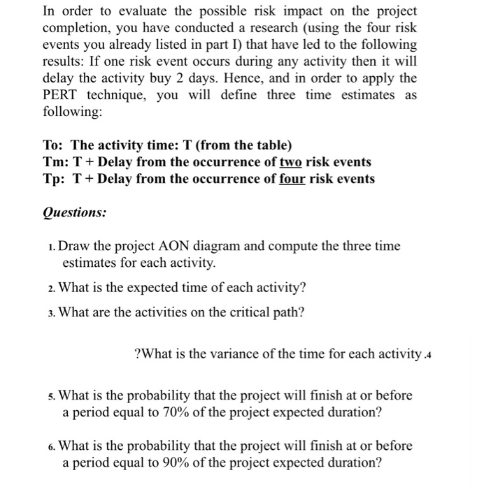 Case Study: Evaluation Risk Management and