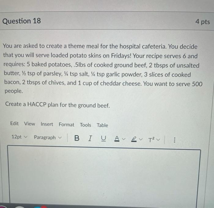 Question 18 4 pts You are asked to create a theme