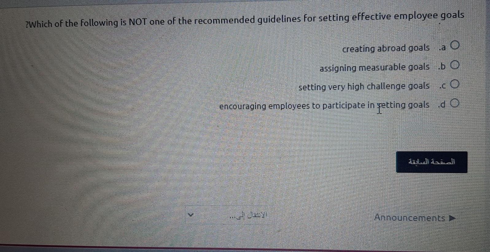 ? Which of the following is NOT one of the