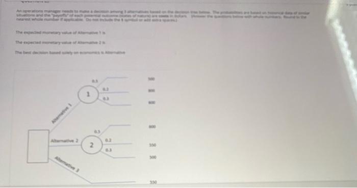 The ce 2 Given the table information below,
