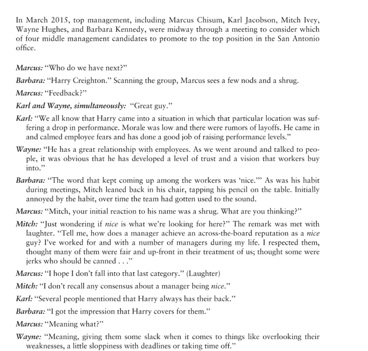 Question 1. What does nice mean to you? Do you