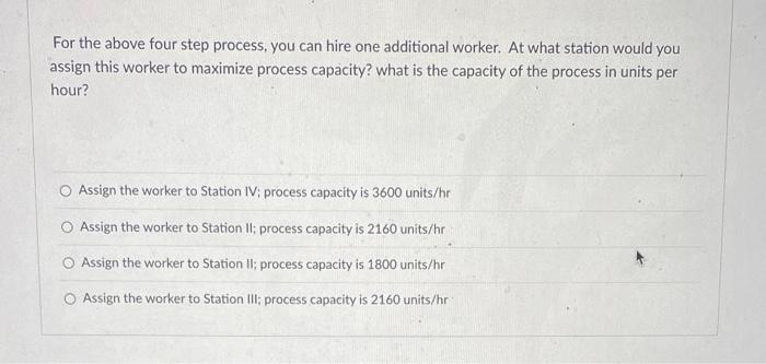 (Chapter 4: Process Improvement) Consider the