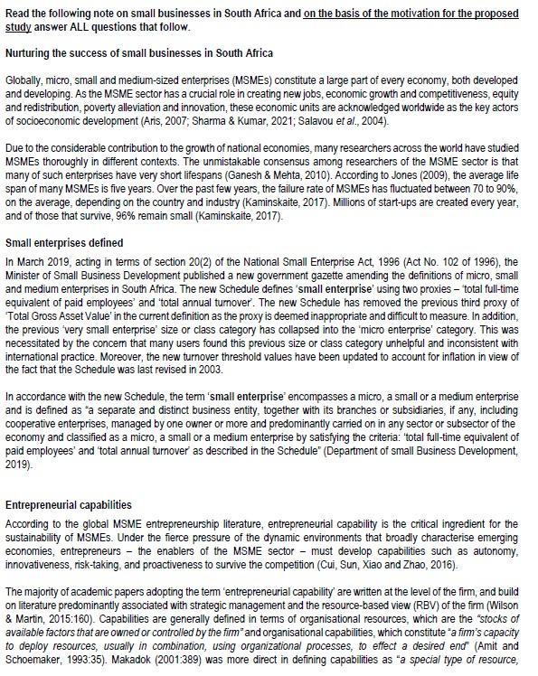 QUESTION 1 (25 Marks) 1.1 Using a district or