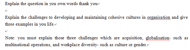 Explain the question in you own words thank you-