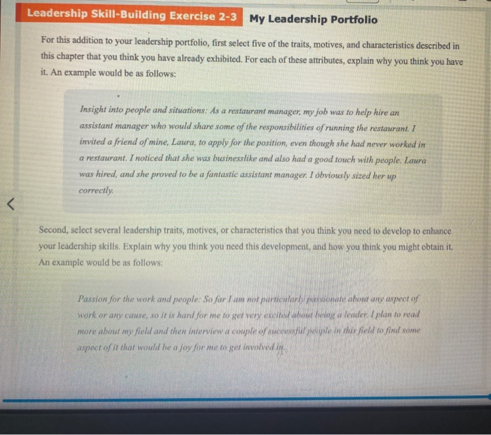 Insight into people and situations: As a