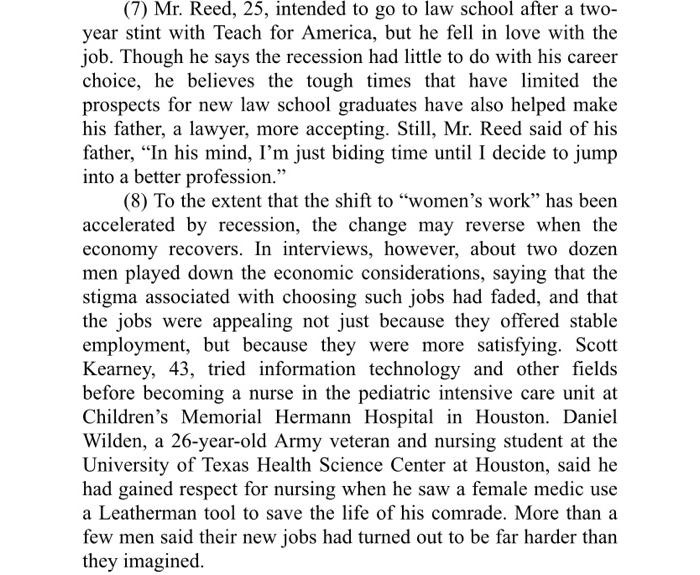 Response me all question the answer. More Men