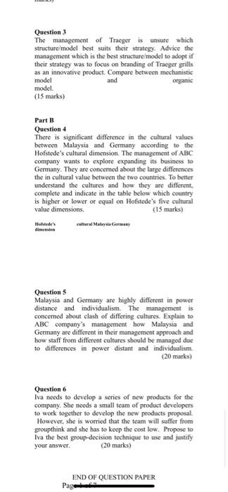 Instructions: Answer ALL questions Part A Read