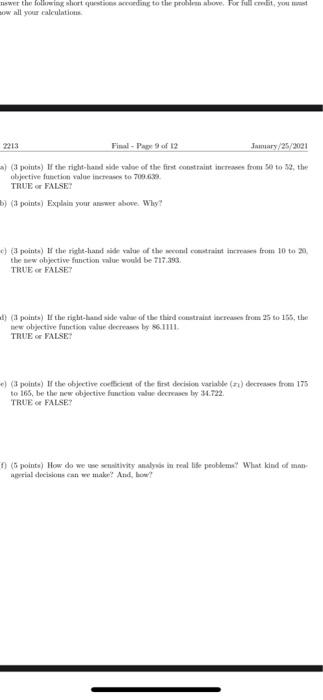 Consider the maximization problem given below.