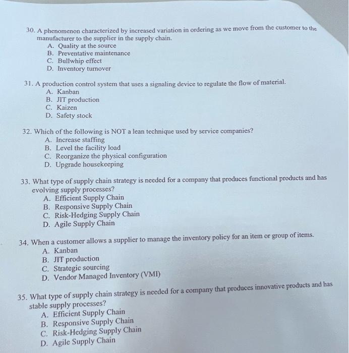 30. A phenomenon characterized by increased