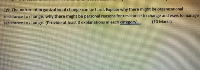 Quality management system Q5: The nature of