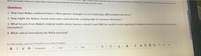 When Nokia sold its mobile phone business to