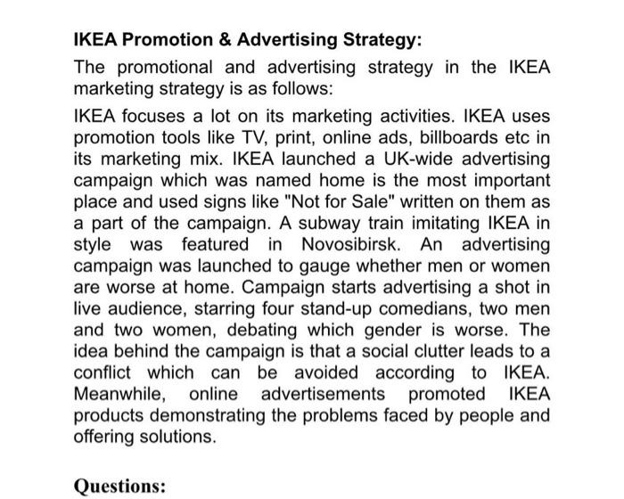 pls. do Q 2 & 3.. Thanks CASE STUDY - MARKETING