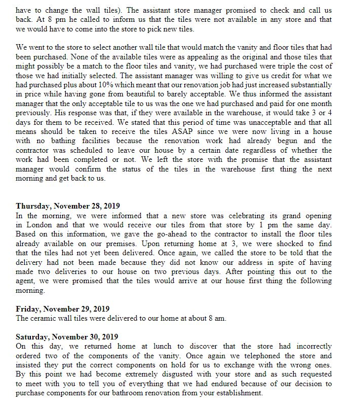 Please show all steps Ramona Intine, Store