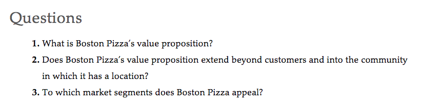 It is a marketing case. Please solve these three