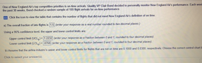 Data Table L Sample (week) 1 2 3 4 5 6 7 Late