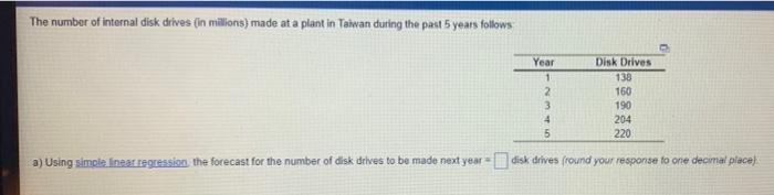 help please! a) Using simple linear regression,