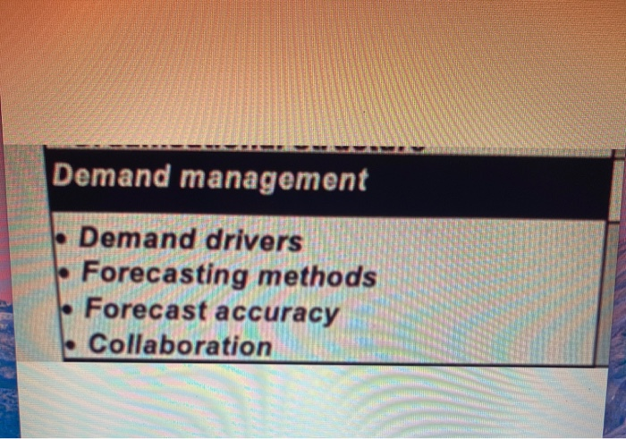 -About COLES -300 words Demand management Demand