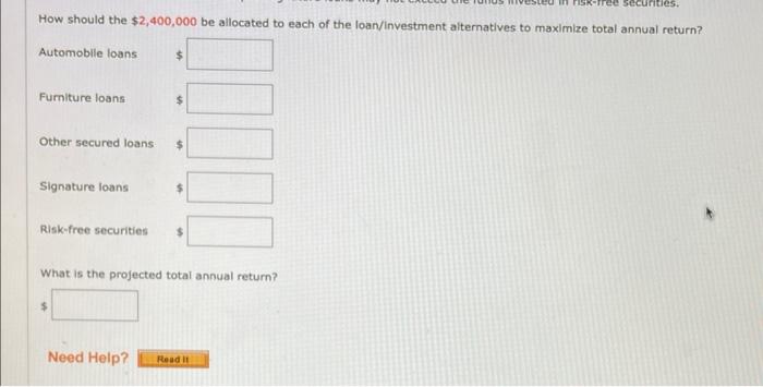 please explain using solver A linear programming