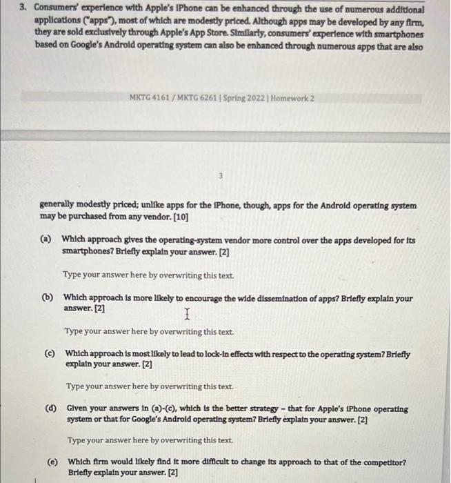 3. Consumers' experience with Apple's IPhone can