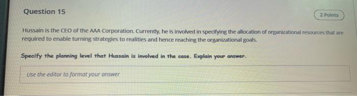 Question 13 2 Points Every year, during the last