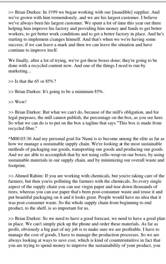 Numi Organic Tea: Value Chain, IT, and E-Business