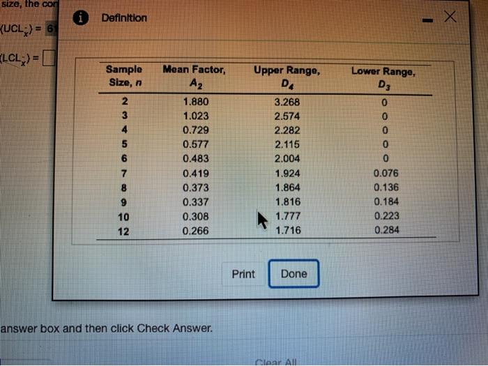Problem 6s.3 Ques Momm Wow Refer to Table 56.1 -