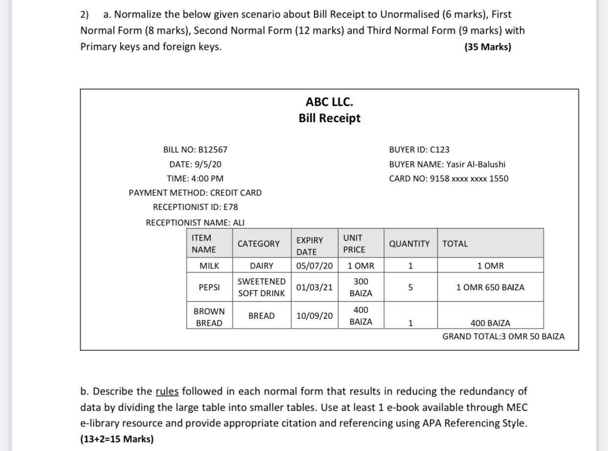 please solve this problem and take into