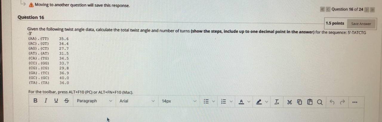 A Moving to another question will save this