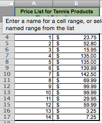 what do i need to put in the excel blocks??