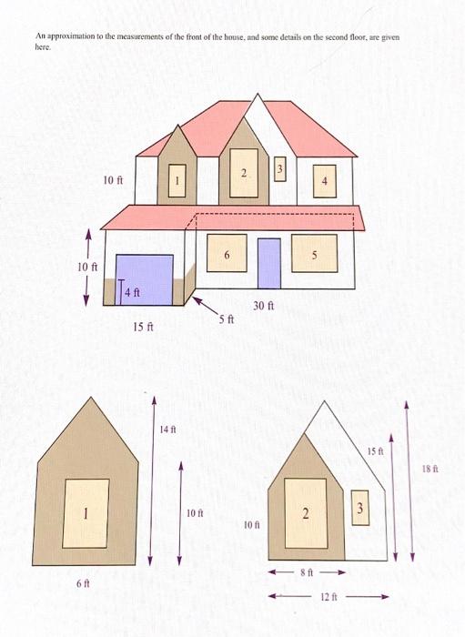 Note that - Window 1 measures 24 by 30 inches, -