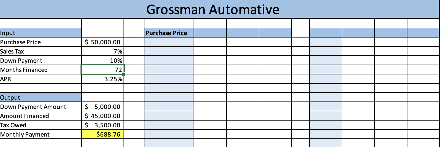Please Use Excel to Complete the Question Before
