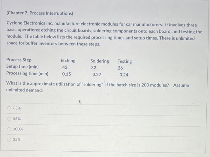 (Chapter 7: Process Interruptions) Cyclone