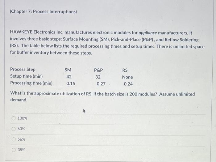 (Chapter 7: Process Interruptions) HAWKEYE
