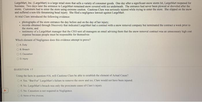 Large Mart, Inc. (Large Mart) is a large retail