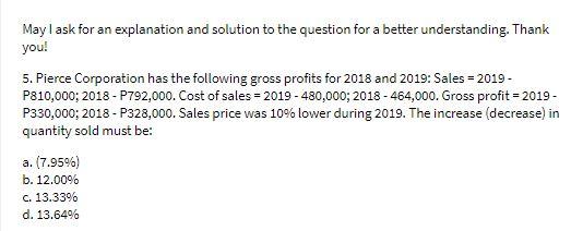 Mayl ask for an explanation and solution to the