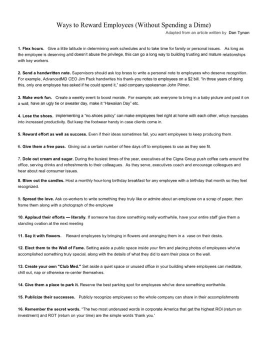 Motivating employees can be a very difficult task