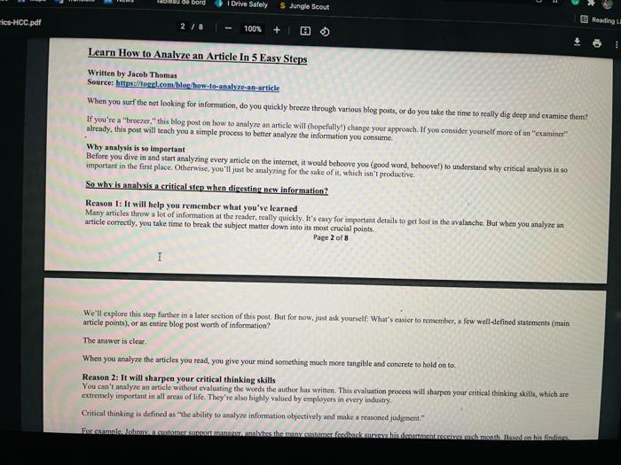 economists paper analysis . . . . Term Paper