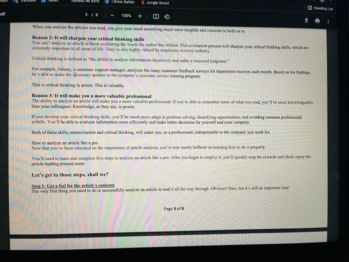 economists paper analysis . . . . Term Paper