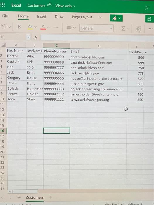 how do i do number 5? Excel VehicleSales g? -