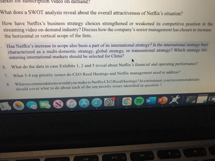 number 5 of subscnption video on demand? What