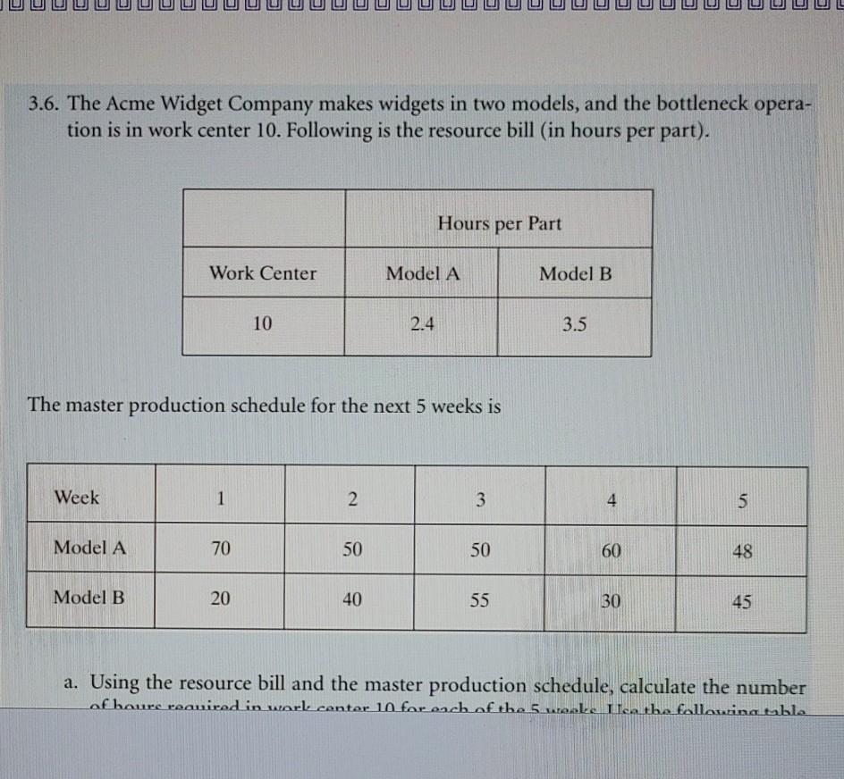 Assignment 1: TADT 3700 Operations Planning and