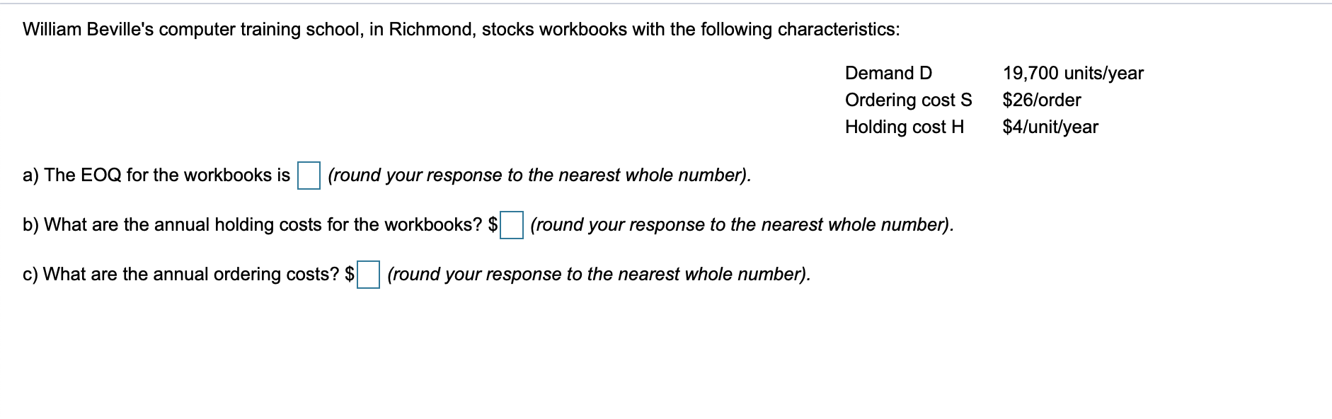 William Beville's computer training school, in
