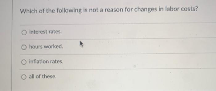 mgmt 1 Which of the following is not a reason for